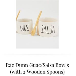 RAE DUNN ARTISAN GUAC + SALSA